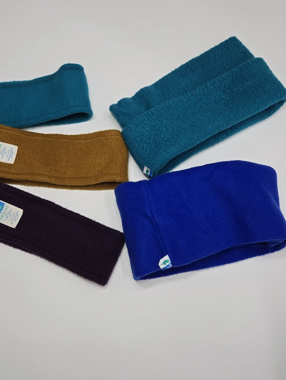 VTG Fleece‎ Made USA Turtle Fur Ski  Headband And Gaiter Bundle Retro 5 Piece